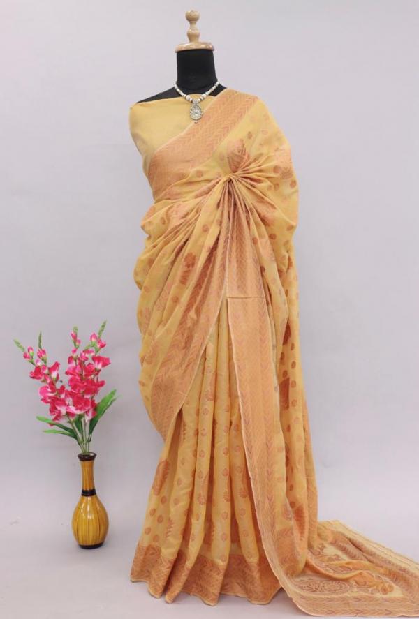 Cl1 Soft Linen Casual Wear Silk Designer Saree Collection